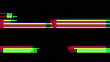 Data Stream 8bit Glitch with Signal Distortion video