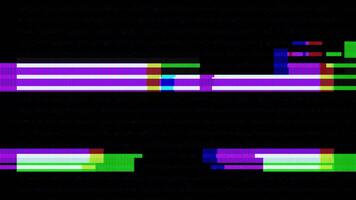 8bit Glitch Transition with Warping Distortion video