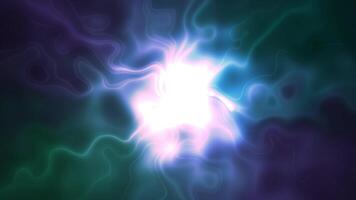Abstract Pulsing Energy Field Animation Vibrant Glowing Plasma and Swirling Lines Dynamic Colorful Background Loop video