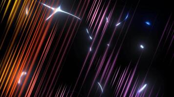Dynamic Abstract Background Animation with Glowing Neon Lines and Energy Particles video