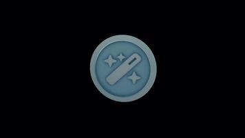 Looping Magic Wand Tool - Seamless Animation for App Interfaces, Tutorial Overlays, and Presentation video