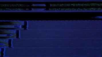 Glitch abstract art featuring distorted shapes and colors, evoking a sense of technological disruption and visual chaos. video