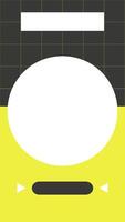 Vertical Footage Animation for Instagram Story with Grid and Arrow. 4k Animation video