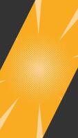 Vertical Footage Animation for Instagram Story with Sunburst and Halftone. 4k Animation video