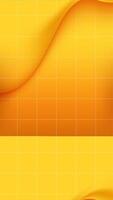 Halloween Orange Background Animation with Wave and Grid. 4k Animation. Vertical Footage Animation video