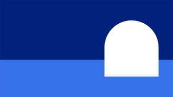Animation Youtube Thumbnail Dark Blue Background and White Lines, and line. 4k Animation video