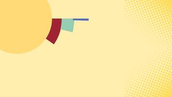 Retro Circle lines Animation Background. Retro Background. 4k Animation video
