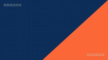 Animation Youtube Thumbnail Dark Blue Background with White Shapes. 4k Animation video