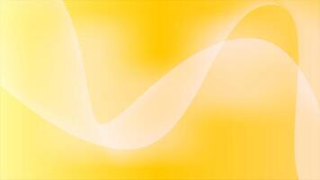 Yellow Background with Gradient White Lines. 4k Animation video