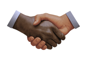 Unity Through Partnership A Handshake Symbolizing Collaboration and Agreement png