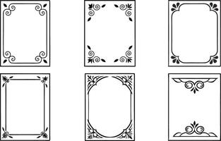 Elegant Certificate Border Design Collection for Awards vector