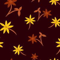 Abstract Flower background suitable for home paper purpose vector