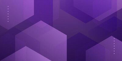 Abstract dark purple hexagonal pattern background. Simple and trendy banner background design. vector