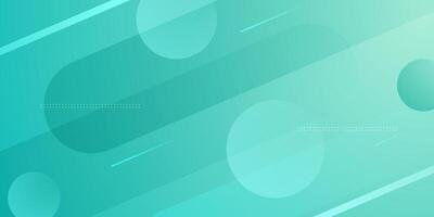 Abstract colorful green gradient background. Dynamic shape color overlap pattern with circle element design. vector
