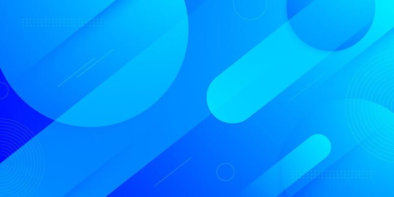 Abstract colorful blue circle background. Simple circle pattern shapes design. Cool banner background.