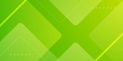 Abstract colorful green papercut square background. Overlap square shapes pattern with lines. vector