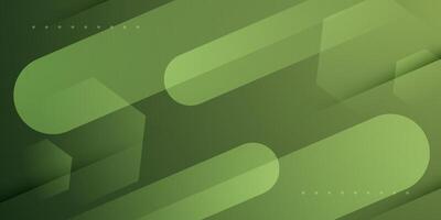 Abstract green dynamic color background. Simple and trendy overlap shapes pattern design. vector