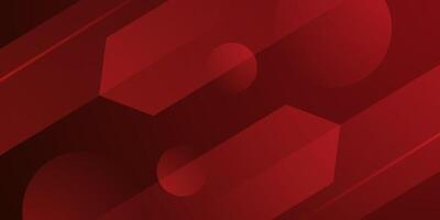 Abstract dark red dynamic color background. Overlap shapes pattern background with shadow and lines. Cool background design. vector