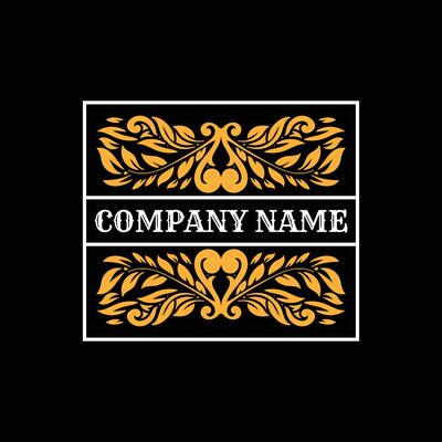 Square Classic Vintage Retro Ornament Border Frame Royal Badge Emblem Stamp Label