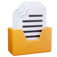 3D Icon Folder With Multiple Forms png