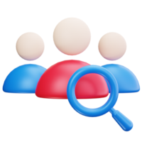 3D Icon User Group Search png