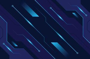 Modern Gradient Tech Background with Abstract Futuristic Lines vector