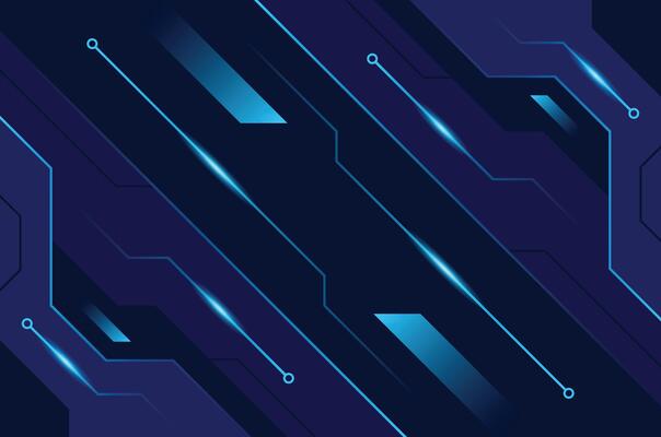 Modern Gradient Tech Background with Abstract Futuristic Lines