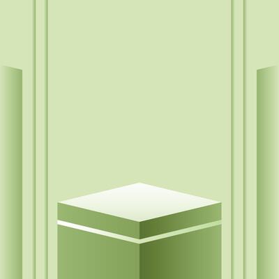 Soft Pastel Room Interior with Floating 3D Product Podium