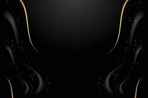 Abstract Golden Wave Background Elegant and Sophisticated Look vector