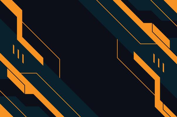 Sci-Fi Tech Poster Background Featuring Cyborg and Data Grid