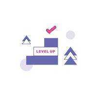Strategic Planning, Teamwork, Achievement, and Business Growth Icons vector
