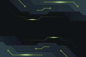 Futuristic Cyborg Background with High Tech Digital Interface vector