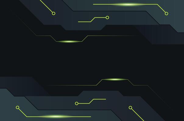 Futuristic Cyborg Background with High Tech Digital Interface