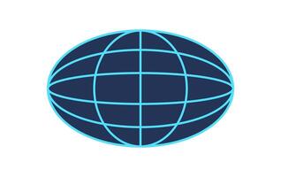 90s brutal mesh planet shape, cyber tech geometric mesh pattern structure icon, 90s retro trendy 3d wireframe form object, brutal art geometry grid element graphic. vector