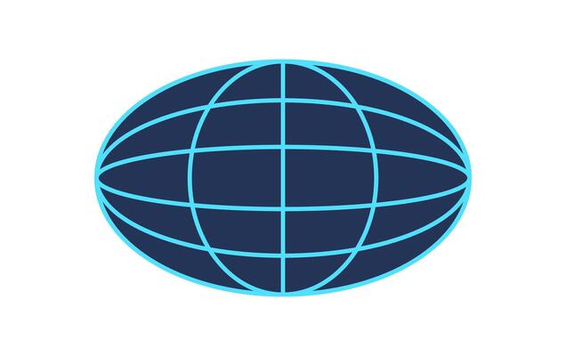 90s brutal mesh planet shape, cyber tech geometric mesh pattern structure icon, 90s retro trendy 3d wireframe form object, brutal art geometry grid element graphic.