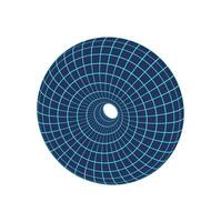 90s brutal 3d grid torus, cyberpunk geometric net figure icon, futuristic abstract grid pattern form object, vaporwave trendy wire frame element illustration. vector