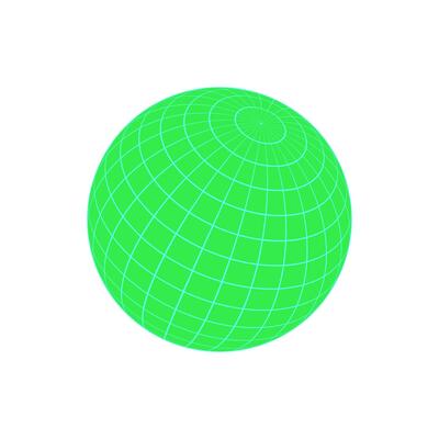 Y2k 3d grid ball patch, cyber tech abstract grid figure object, futuristic trendy net pattern structure graphic, brutal art neon 3d wireframe shape illustration.
