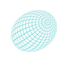 90s brutal 3d mesh pattern planet, cyber tech neon mesh pattern element symbol, y2k abstract grid form icon, brutal art geometric net shape graphic, 90s retro geometry wire frame structure object. vector