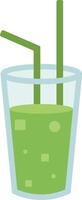 Summer Refreshments Icon Set in Flat Style vector