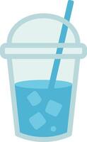 Fresh Drink Icons Designed in Flat Style vector
