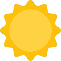 Bright Sunshine Element for Summery Concepts vector