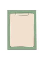 Handwritten note and card inside a flat envelope. Creative template for love messages or correspondence, featuring doodle style. Ideal for handmade invitations or romantic greetings. vector