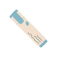 Flat marker pen tool designed in various colors, ideal for creative uses. Concept of doodle art, trendy stationery style, suitable for personal or professional projects. vector