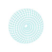 Y2k 3d wireframe torus, cyber tech neon grid pattern element icon, futuristic geometric mesh form graphic, y2k geometry wire frame shape symbol, brutal art trendy 3d wireframe structure object. vector