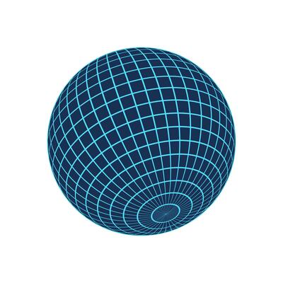 Y2k 3d wireframe ball, cyber tech abstract grid element object, futuristic geometry net pattern structure icon, cyberpunk trendy mesh form graphic, y2k geometric 3d wireframe shape symbol.