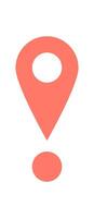 Navigation icon representing location and map. Simple yet effective symbol for digital applications. This flat style visual illustrates navigation technology, mobile applications, and online vector