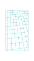 Y2k 3d grid, futuristic neon wire frame element illustration, brutal art geometric grid pattern form icon, 90s retro abstract 3d wireframe structure graphic, cyberpunk geometry mesh shape symbol. vector