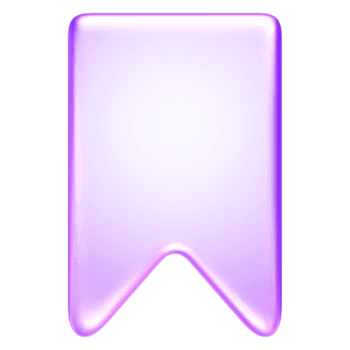 lustroso morfismo de vidrio marcador icono usado a representar ahorro o calificación contenido en digital aplicaciones y sitios web, 3d representación png