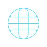 Y2k mesh planet logo, futuristic geometry grid element illustration, y2k abstract net pattern figure symbol, brutal art trendy 3d wireframe structure icon, 90s retro neon wire frame form object. vector