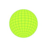 Y2k 3d wireframe ball patch, y2k geometric net pattern element illustration, 90s retro geometry 3d wireframe form symbol, cyberpunk trendy wire frame shape icon. vector